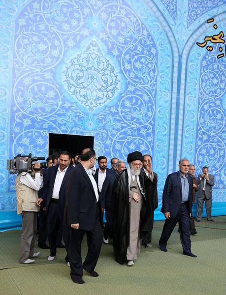 عکس نماز عید فطر رهبری
