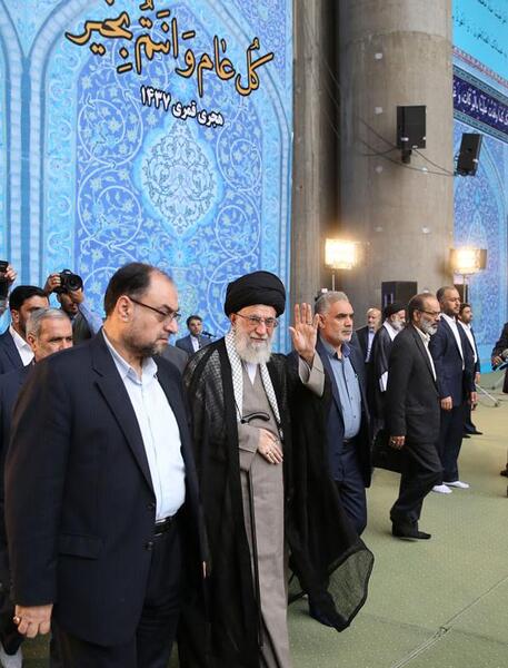 عکس نماز عید فطر رهبری