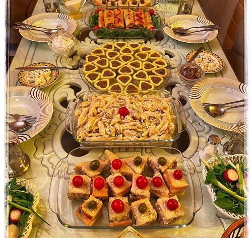 عکس سفره لاکچری