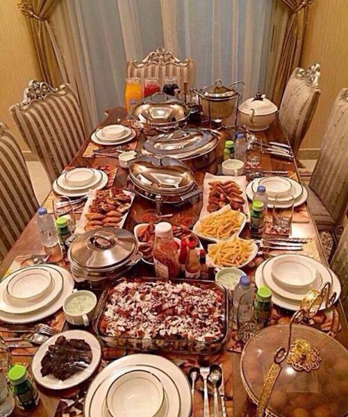 عکس سفره لاکچری