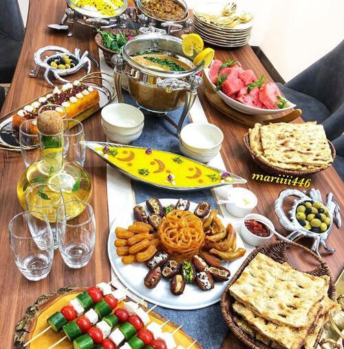 عکس سفره لاکچری