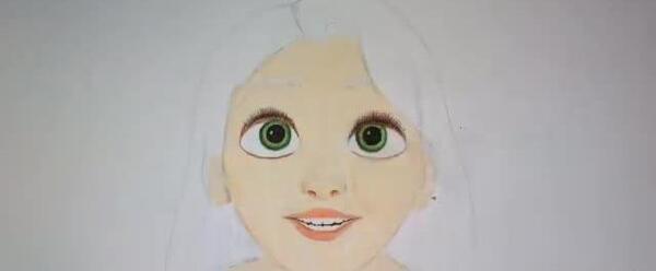 عکس گیسو کمند برای نقاشی