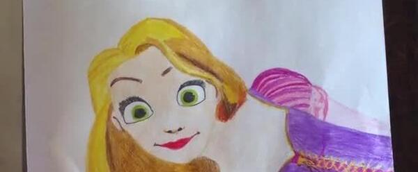 عکس گیسو کمند برای نقاشی