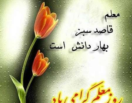 یک عکس زیبا برای تبریک روز معلم