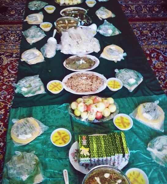 عکس سفره صلواتی