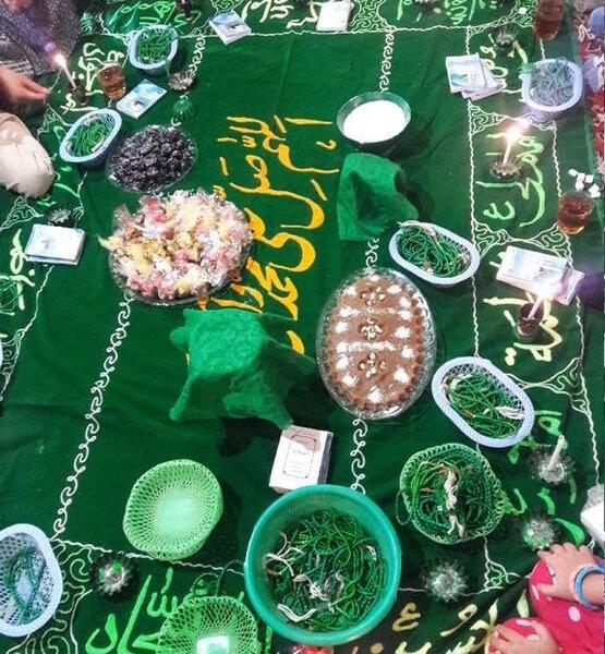 عکس سفره صلواتی