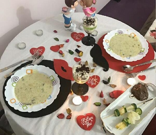 عکس سفره ولنتاین