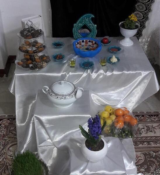 عکس سفره ناهار ساده