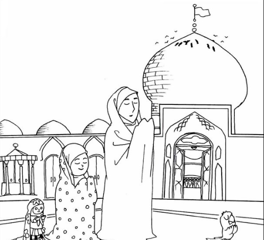 عکس نقاشی حرم