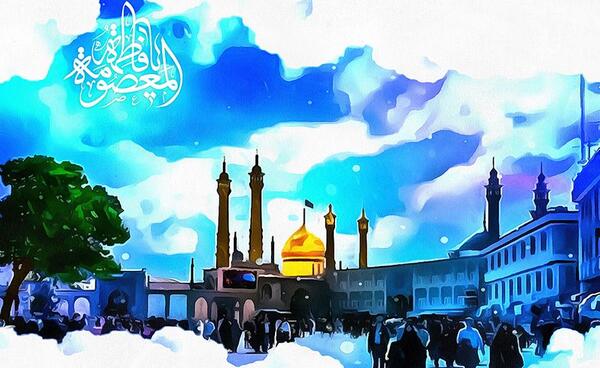 عکس نقاشی حرم