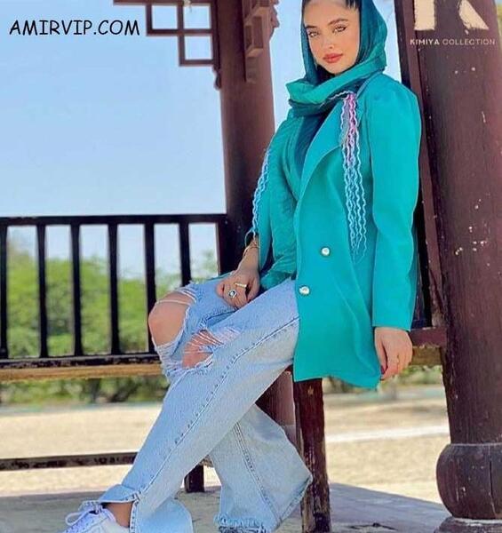 عکس مانتو و شلوار لی اسپرت