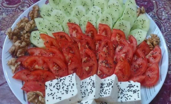عکس سفره سلامت مدرسه