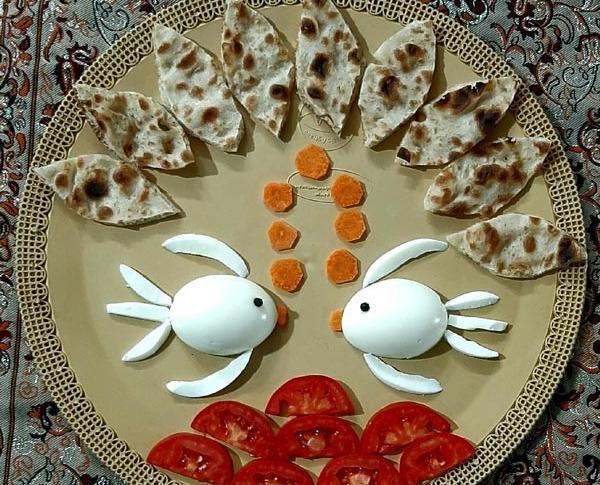 عکس سفره سلامت مدرسه