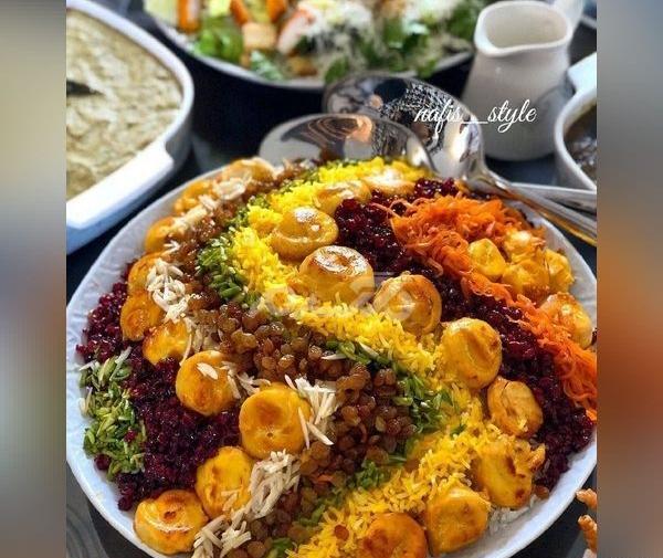 عکس سفره جوجه کباب