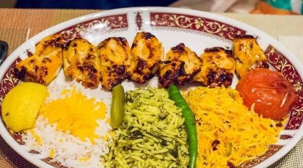 عکس سفره جوجه کباب