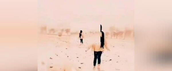 عکس فیک دختر تو برف