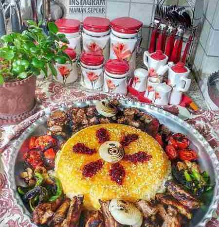 عکس سفره آرایی ناهار