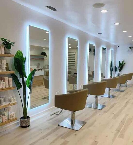 عکس دکور ارایشگاه زنانه ساده