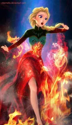 عکس گیسو کمند السا