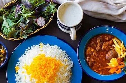 عکس سفره قیمه