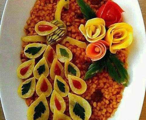 عکس سفره قیمه
