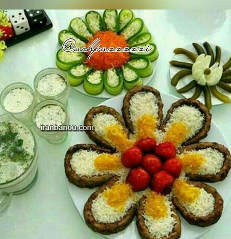 عکس سفره قیمه