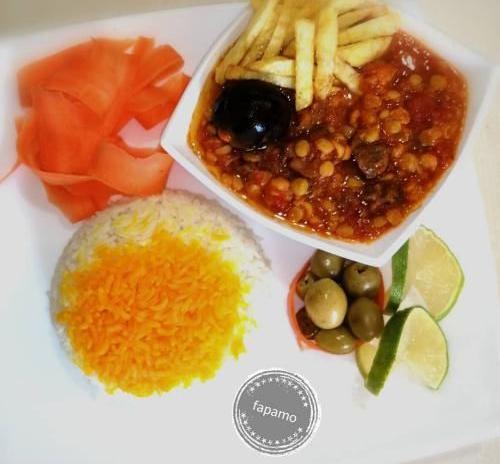 عکس سفره قیمه