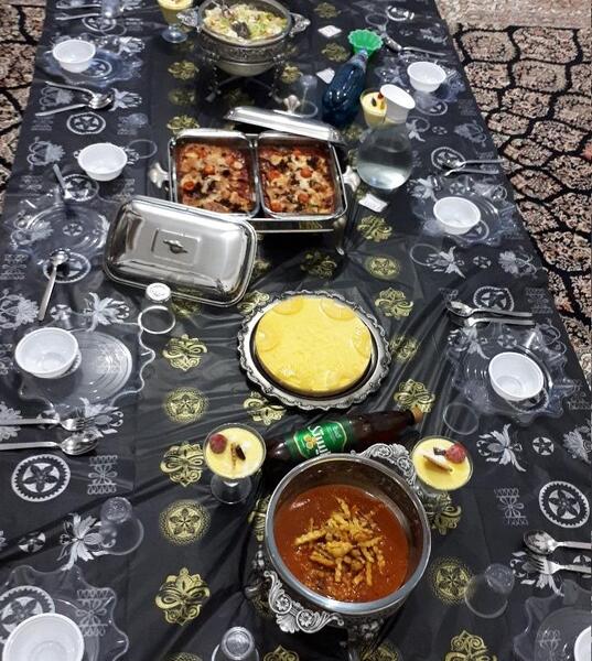 عکس سفره قیمه