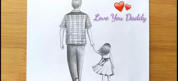 عکس نقاشی برای روز پدر
