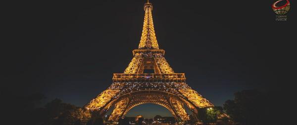 عکس شهر پاریس در شب