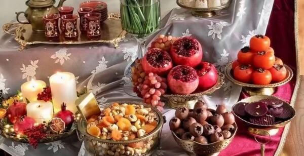 عکس سفره شام لاکچری