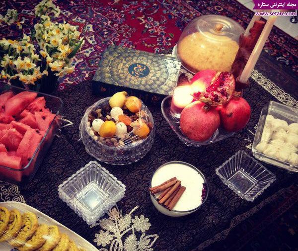 عکس سفره عصرانه ساده