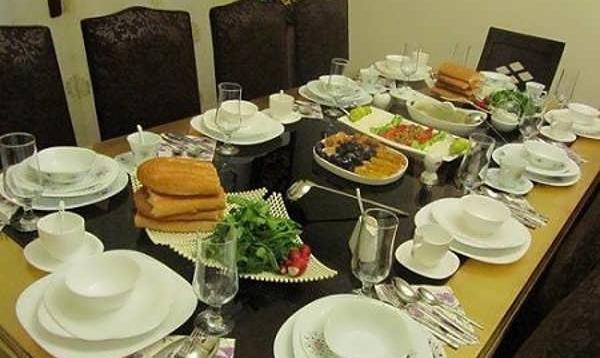 عکس سفره عصرانه ساده