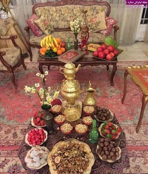 عکس سفره عصرانه ساده