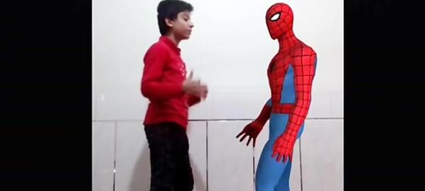عکس مرد عنکبوتی ایرانی