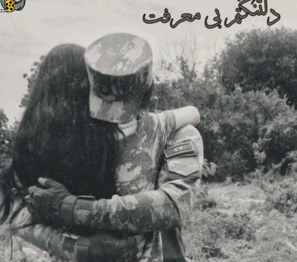 عکس نوشته دلتنگی پسر سربازم