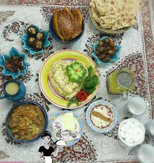 عکس سفره ساده