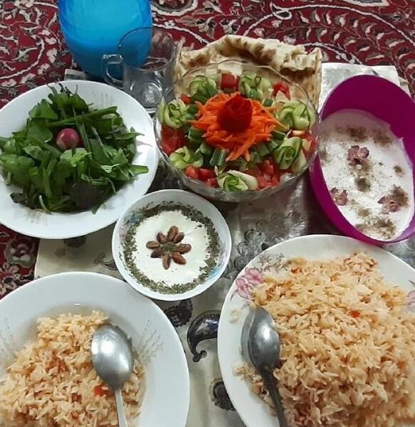 عکس سفره ساده