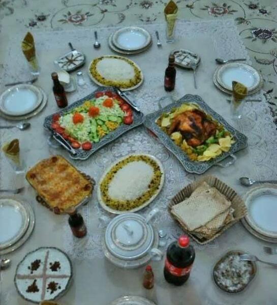 عکس سفره ساده