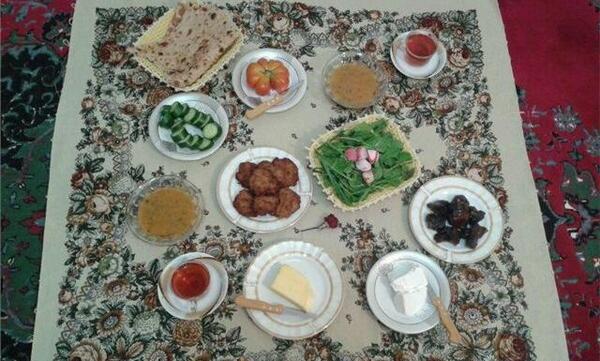 عکس سفره ساده