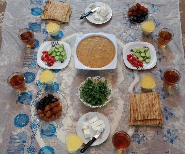 عکس سفره ساده