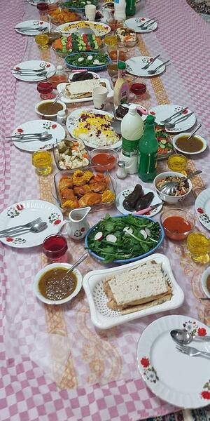 عکس سفره پذیرایی