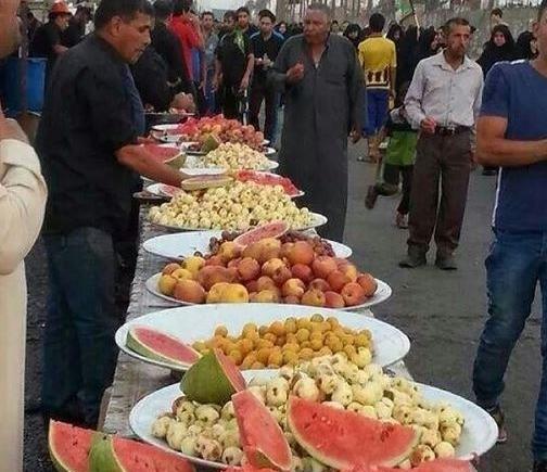 عکس سفره پذیرایی