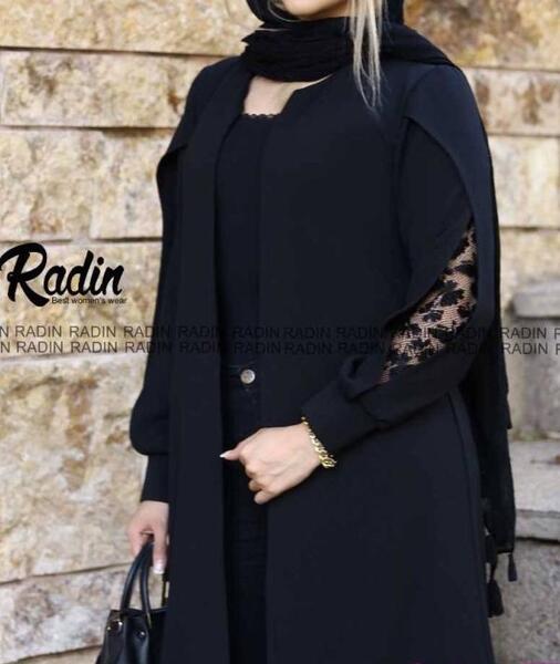 عکس مانتو زنانه مشکی