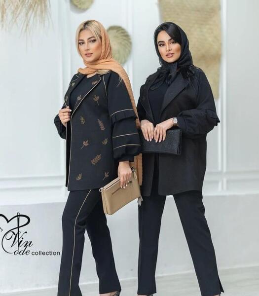 عکس مانتو زنانه مشکی