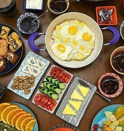 عکس دیزاین صبحانه