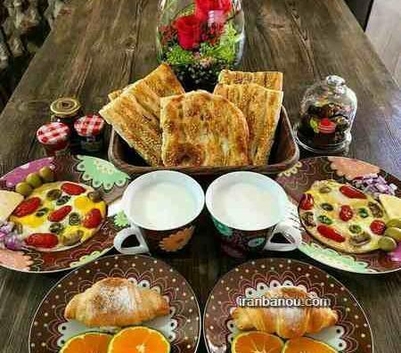عکس دیزاین صبحانه
