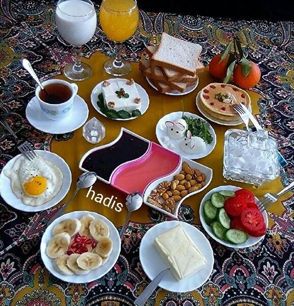 عکس دیزاین صبحانه