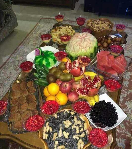 عکس سفره شیک شب یلدا