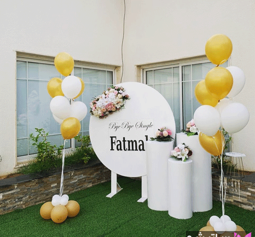 عکس بادکنک آرایی ساده